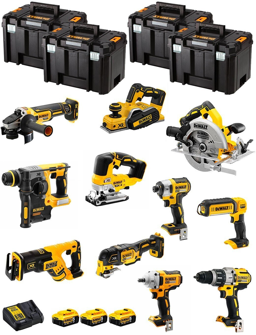 DeWalt DWK1101T (3 x 5,0 Ah + 4 x TSTAK VI)