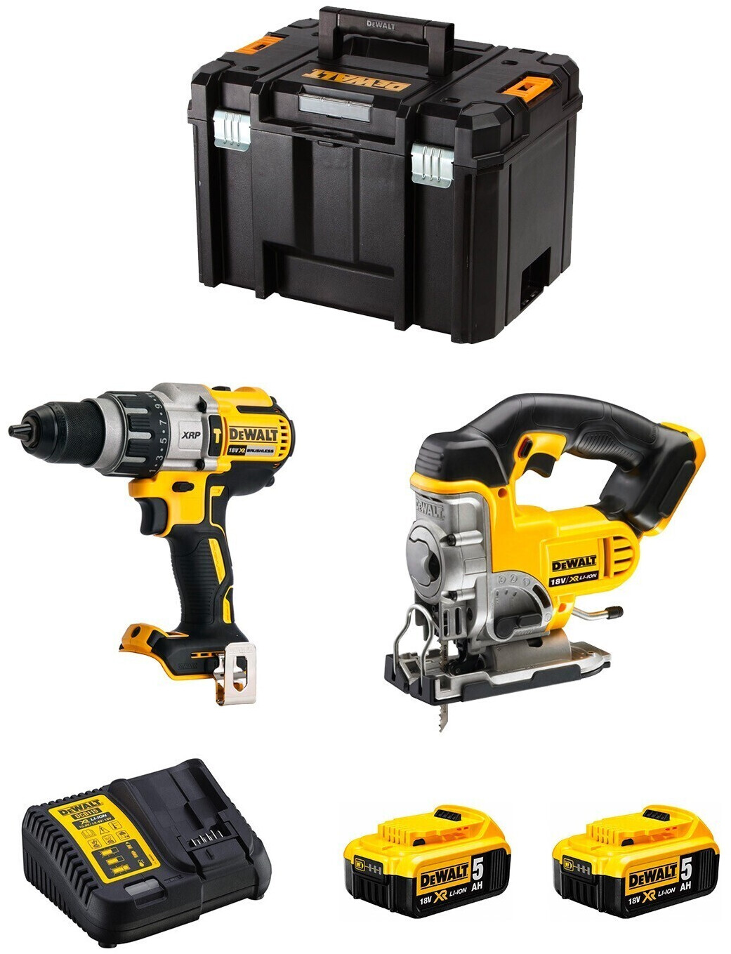 DeWalt DWK213 (2 x 5,0 Ah + TSTAK VI)