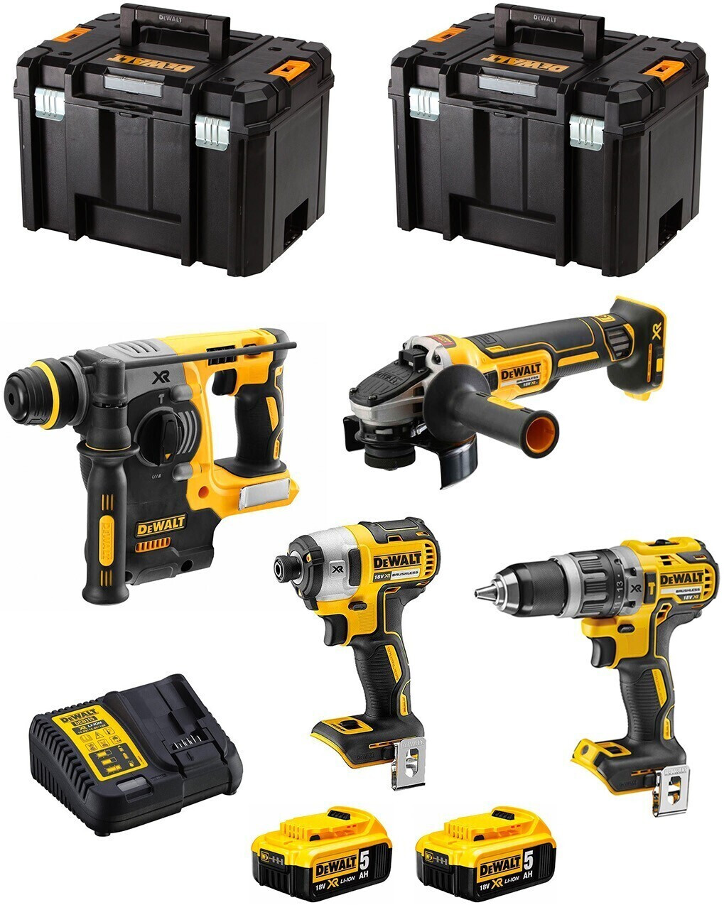 DeWalt DWK400 (2 x 5,0 Ah + 2 x TSTAK VI)