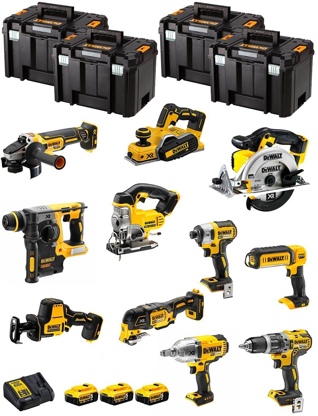 DeWalt DWK1102T (3 x 5,0 Ah + 4 x TSTAK VI)