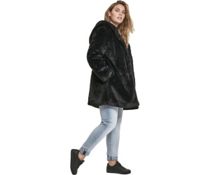 Urban classics ladies hooded teddy coat on sale