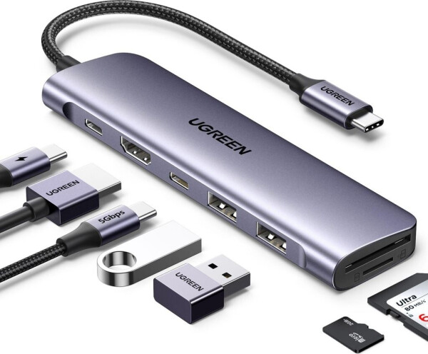 Ugreen Revodok 7-in-1 USB-C Dock 15214, Bild 3