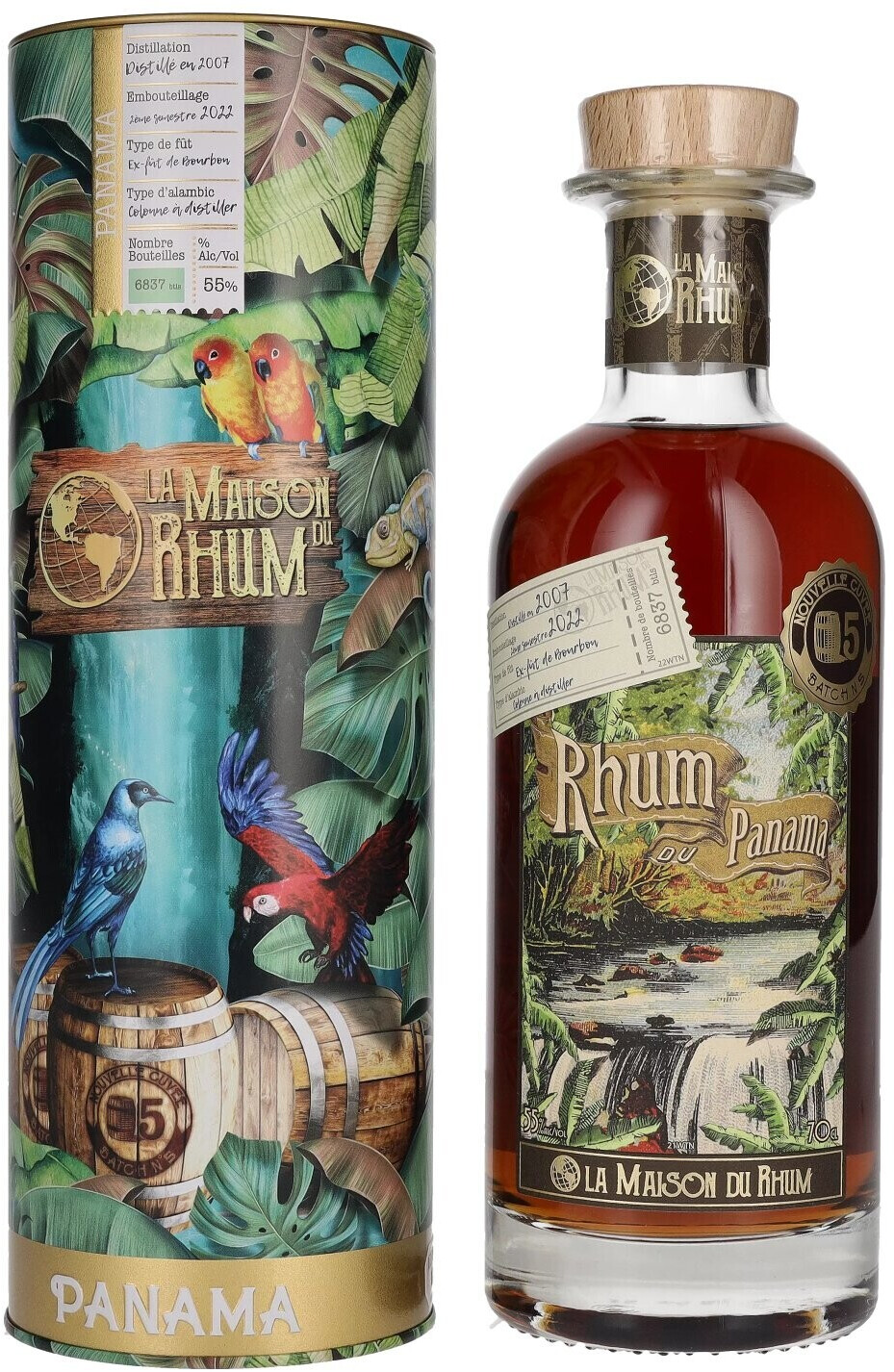 La Maison du Rhum Panama 2007/2022 Batch N° 5 0.7l 55%