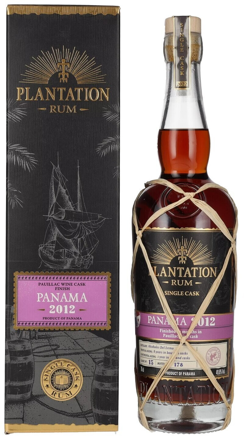 Plantation Panama Single Cask Pauillac Wine Cask Finish 2012 0.7l 49.6%