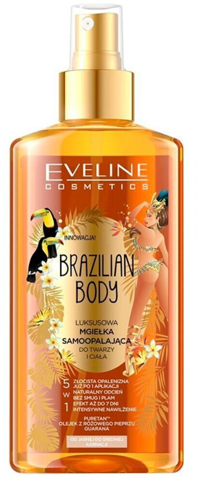 Photos - Sun Skin Care Eveline Cosmetics Eveline Eveline Brazilian Body Self Tanning Spray  (150ml)