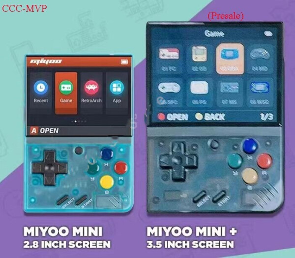 Miyoo Mini Plus transparent lila, Bild 4