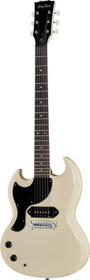 Harley Benton DC-60 Junior LH Polaris White