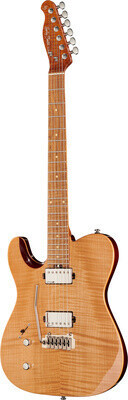 Harley Benton Fusion-T HH LH Roasted FNT Gloss Flame Natura