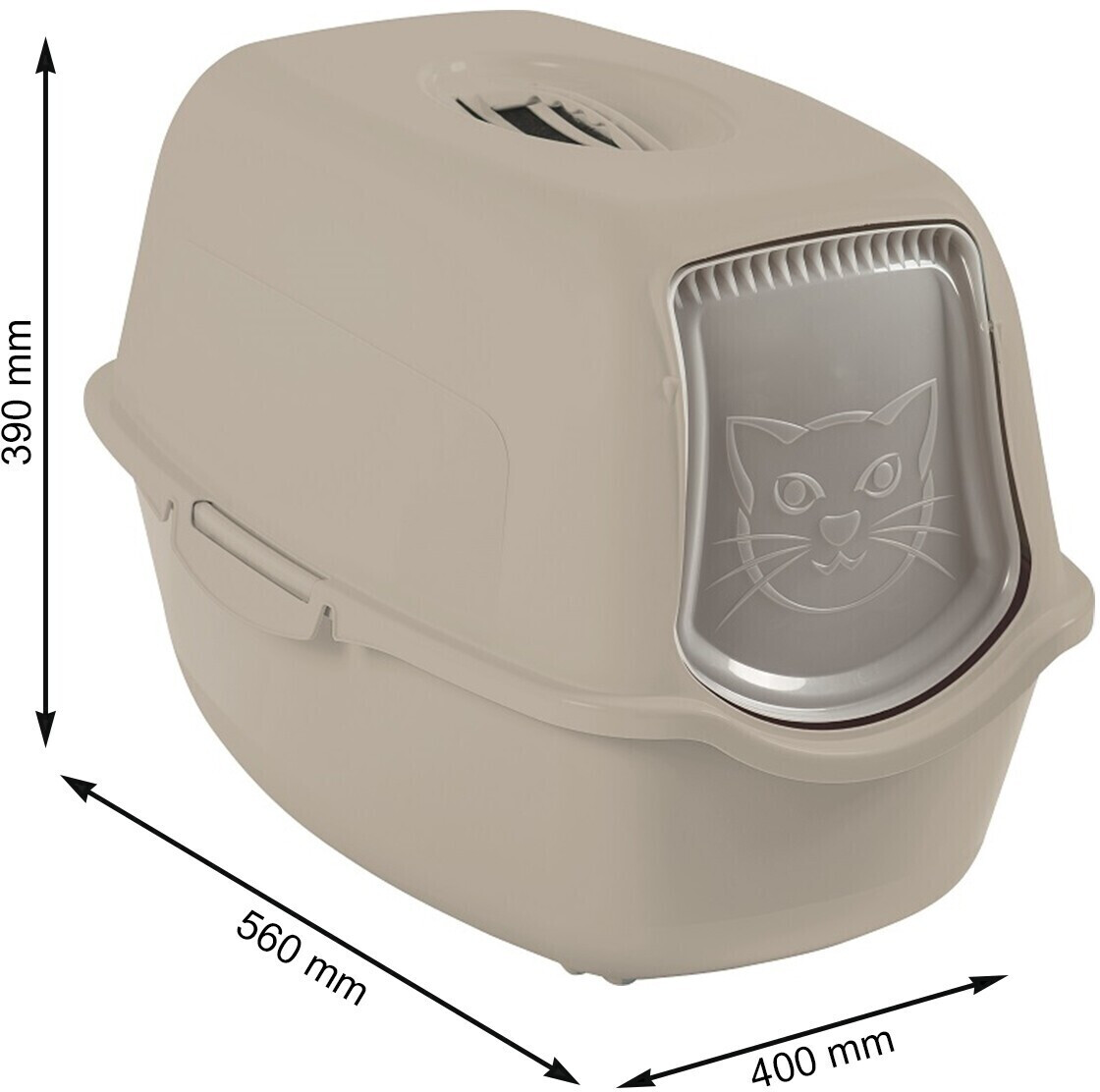 Rotho mypet Maison de toilette pour chat 4004508080 Rotho mypet Maison de toilette pour chat 4004508080