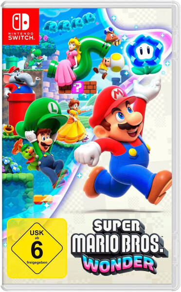 Nintendo Switch (OLED-Modell) neon-blau/neon-rot + Super Mario Bros. Wonder, Bild 3