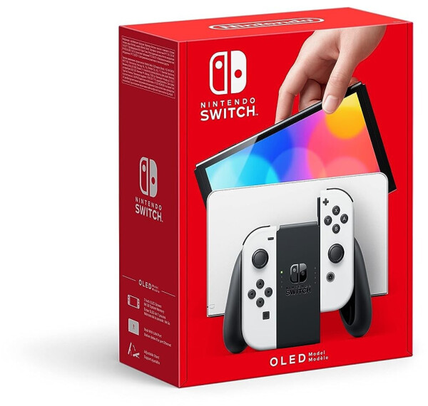 Nintendo Switch (OLED-Modell) weiß + Pokémon: Karmesin, Bild 2