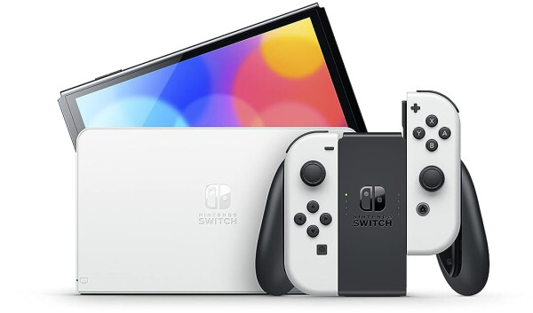 Nintendo Switch (OLED-Modell) weiß + Pokémon: Karmesin, Bild 3