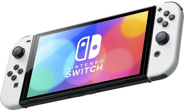 Nintendo Switch (OLED-Modell) weiß + Pokémon: Karmesin, Bild 4