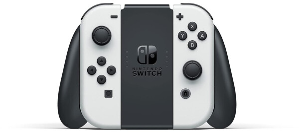 Nintendo Switch (OLED-Modell) weiß + Pokémon: Karmesin, Bild 6