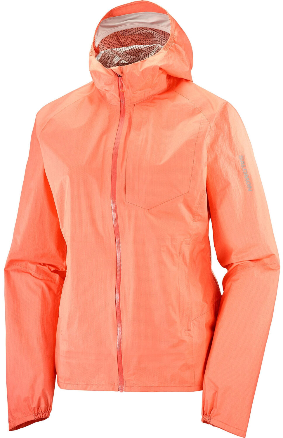 Salomon Bonatti Waterproof Shell Jacket Women peach amber