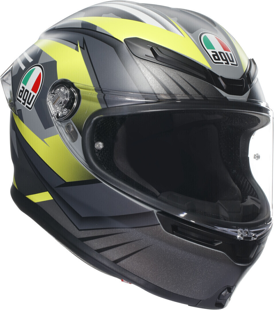 AGV K6 S Excite gris/noir/jaune