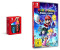 Nintendo Switch (OLED-Modell) neon-blau/neon-rot + Mario + Rabbids Sparks of Hope
