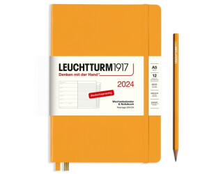 LEUCHTTURM1917 Wochenkalender A5 2022 - Hardcover Mit Notizbuch