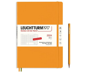 LEUCHTTURM1917 367757 Weekly Calendar & Notebook Composition (B5) 2024,  with Extra Book for Addresses and Anniversaries, Rising Sun, German, 12  Months