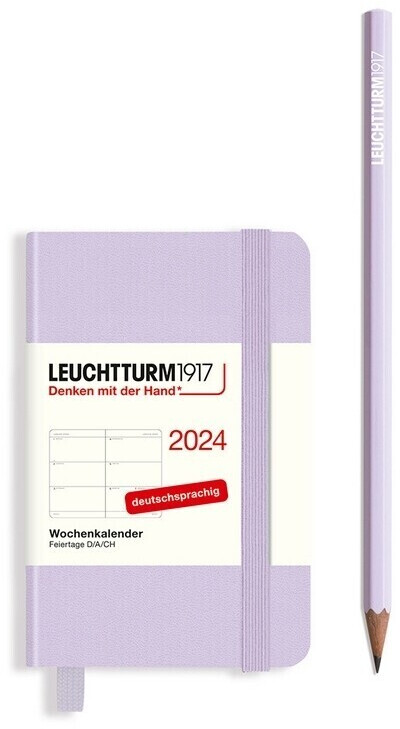 LEUCHTTURM1917 367757 Weekly Calendar & Notebook Composition (B5) 2024,  with Extra Book for Addresses and Anniversaries, Rising Sun, German, 12  Months