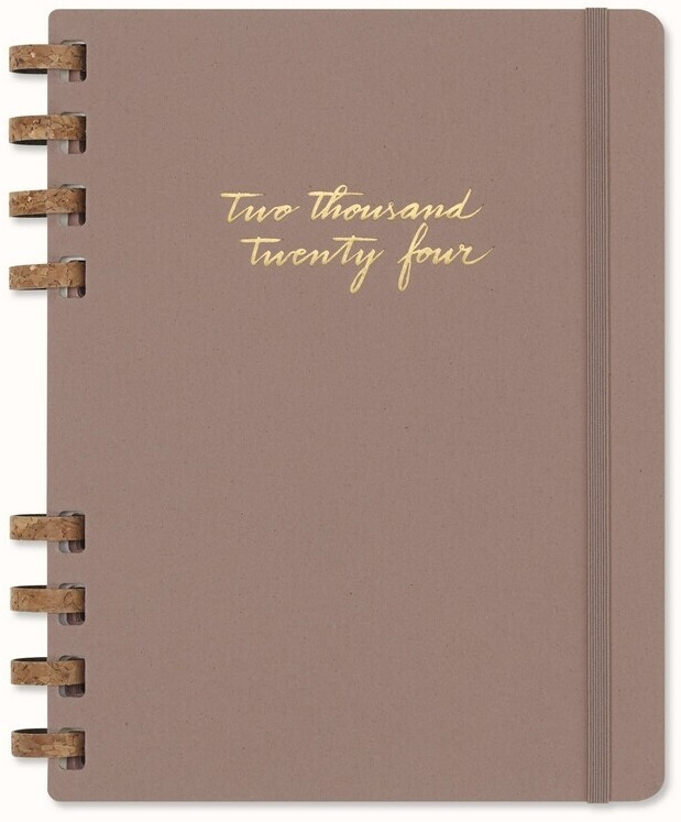 Moleskine Life Planner 2024 1W/2S XL Hardcover Crush Almond