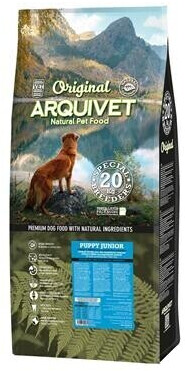 Arquivet Puppy Junior - Pienso para perros cachorros y madres gestantes o en período de lactancia - Pollo y arroz 12 kg - Paraje El Salvador