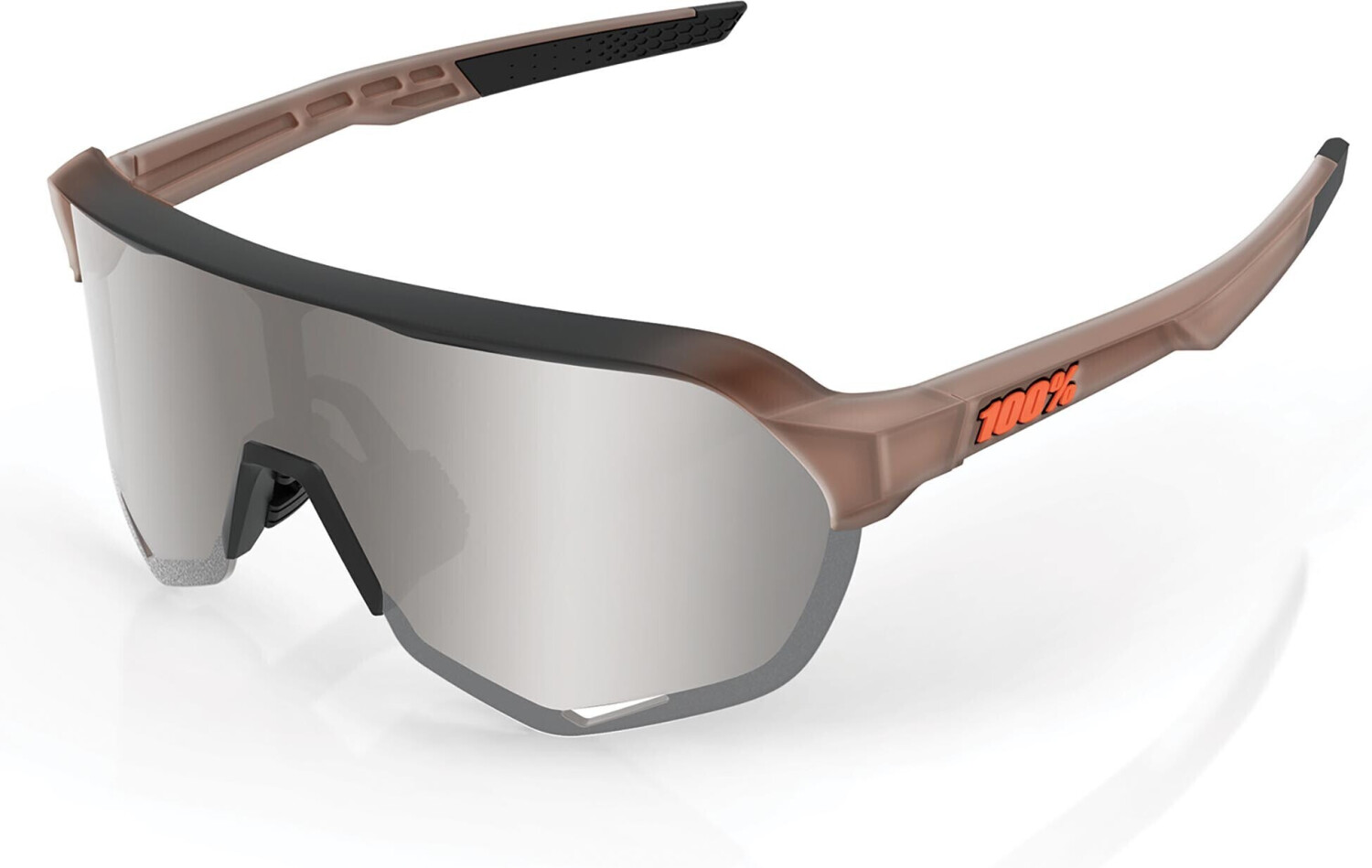 100% S2 mattbraun / silber spiegel hiper