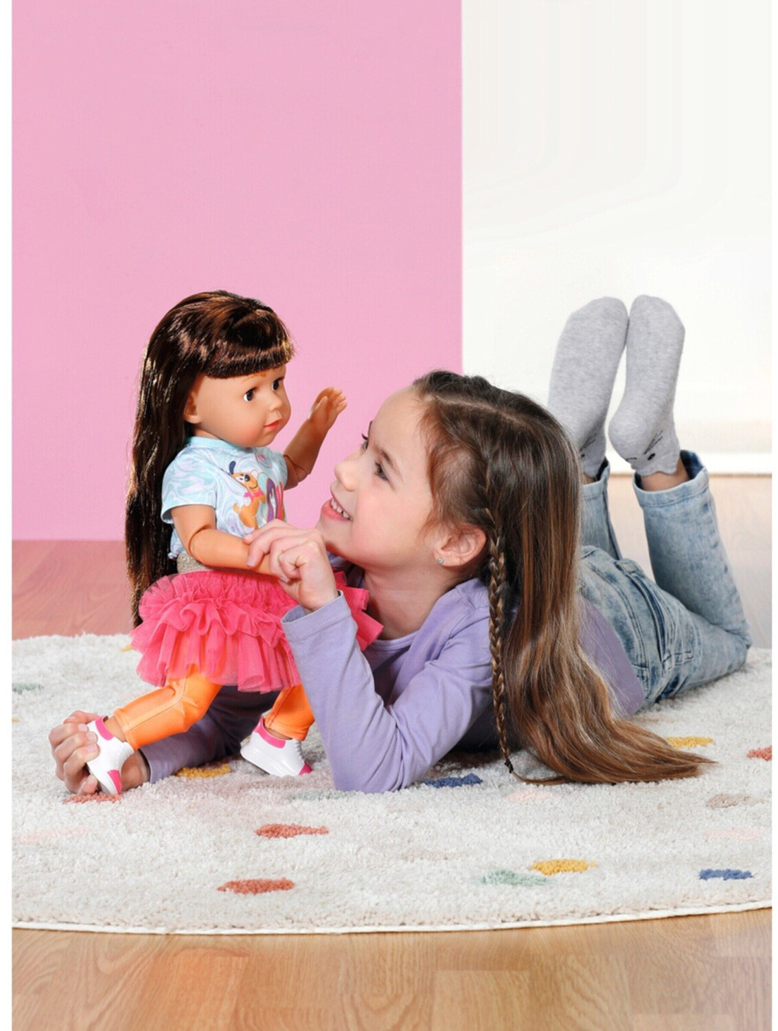 BABY born Sister Play Style brunette 43cm 835371 ab 49 99 Dezember 2024 Preise Preisvergleich bei idealo