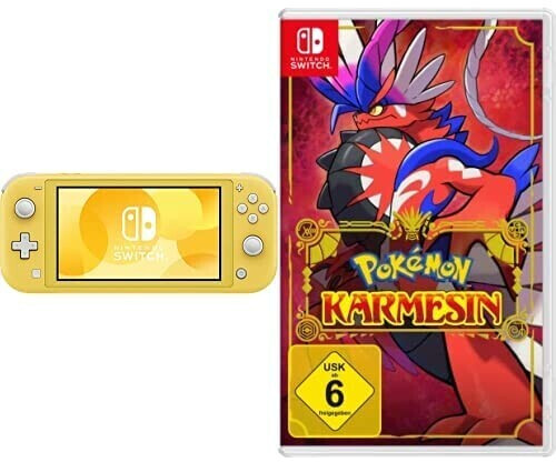 Nintendo Switch Lite gelb + Pokémon: Karmesin