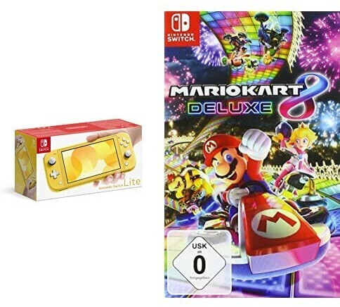 Nintendo Switch Lite gelb + Mario Kart 8: Deluxe