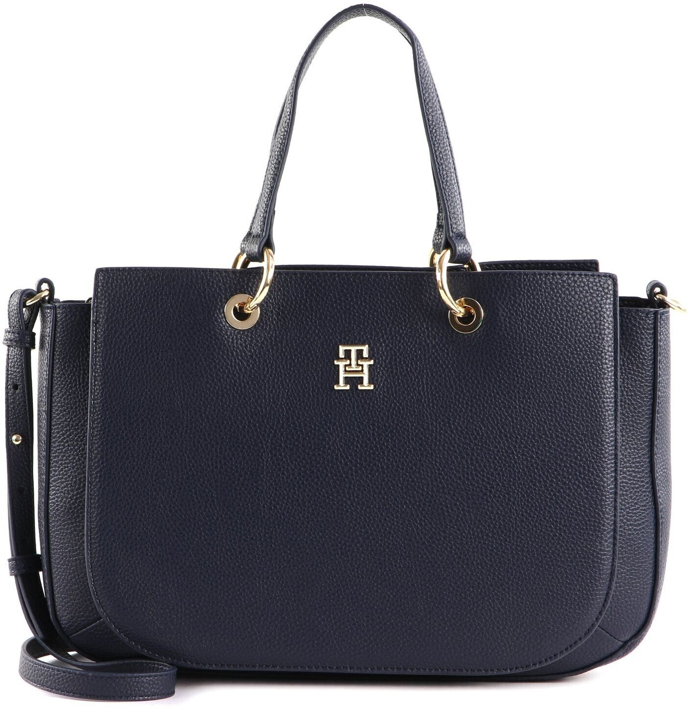 Tommy Hilfiger Emblem Satchel (AW0AW14503) midnight navy