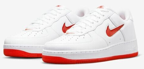 All red nike air force 1 low sales