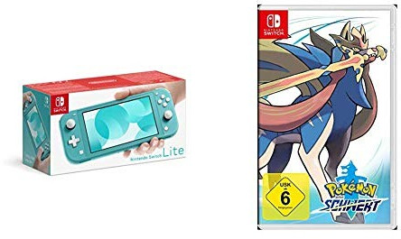 Nintendo Switch Lite türkis + Pokémon: Schwert