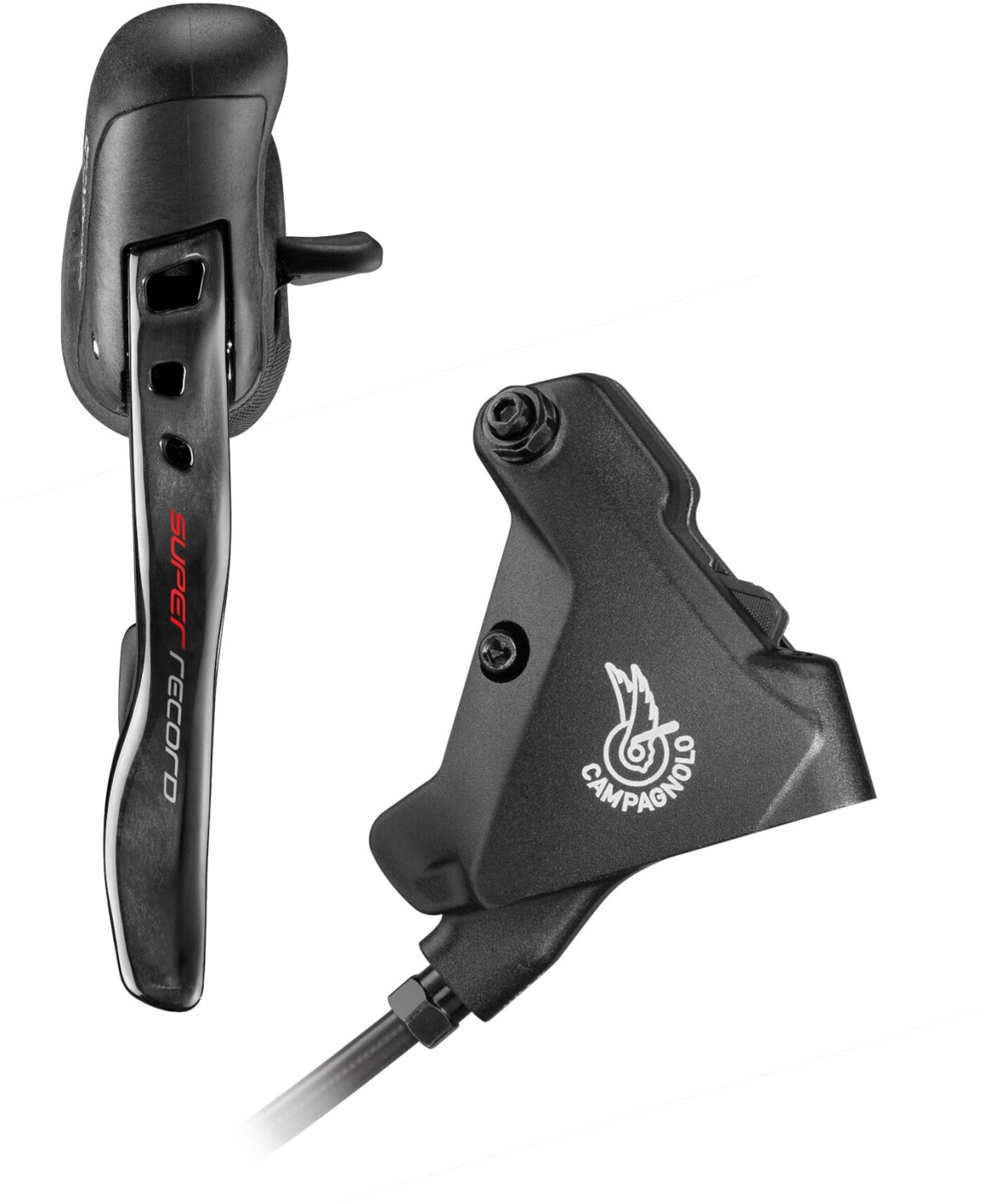 Campagnolo Super Record Hydraulic 160 Mm Brake Lever With Shifter Right Silber 12s