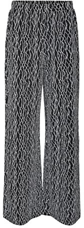 VERO MODA Damen Vmcira HW Wide Pant – Weiter Beinschnitt, Perfekt Für Herbst & Alltag