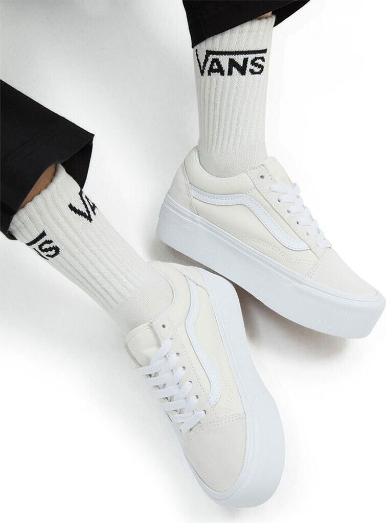 Vans old skool velcro marshmallow on sale