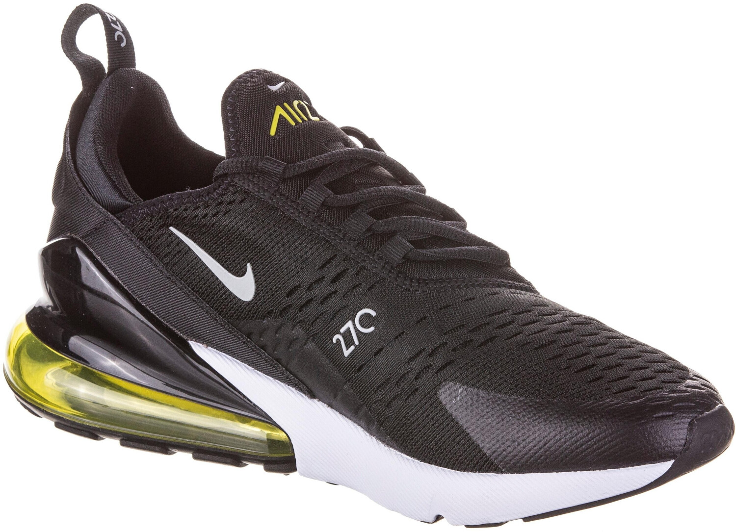 Nike Air Max 270 black opti yellow white light smoke grey a 138