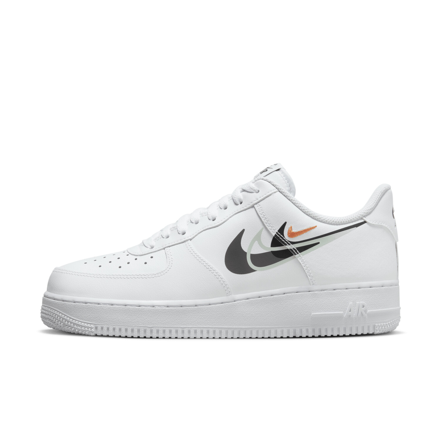 Air force 1 silver and white top