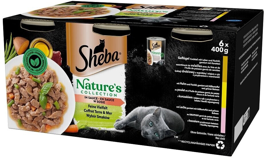 Sheba Nature's Collection Adult Mix Selectie in saus 2x6x400g