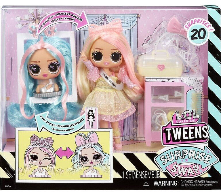 Poupée Lol Surprise Poupée L.O.L. Surprise Tweens Surprise Swap Fashion  Doll Braids 2 Waves Winnie