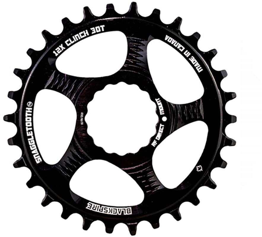 Blackspire Snaggletooth 6mm Offset Chainring Black (36)