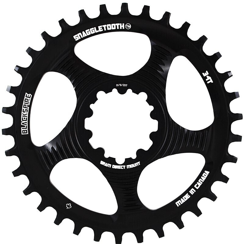 Blackspire Sram Direct Mount Gxp 6 Mm Offset Chainring Black (34)