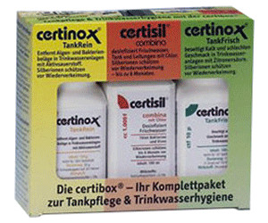 Certibox 100 Komplettset Wohnwagen Wohnmobil Wassertank Certinox Certisil 