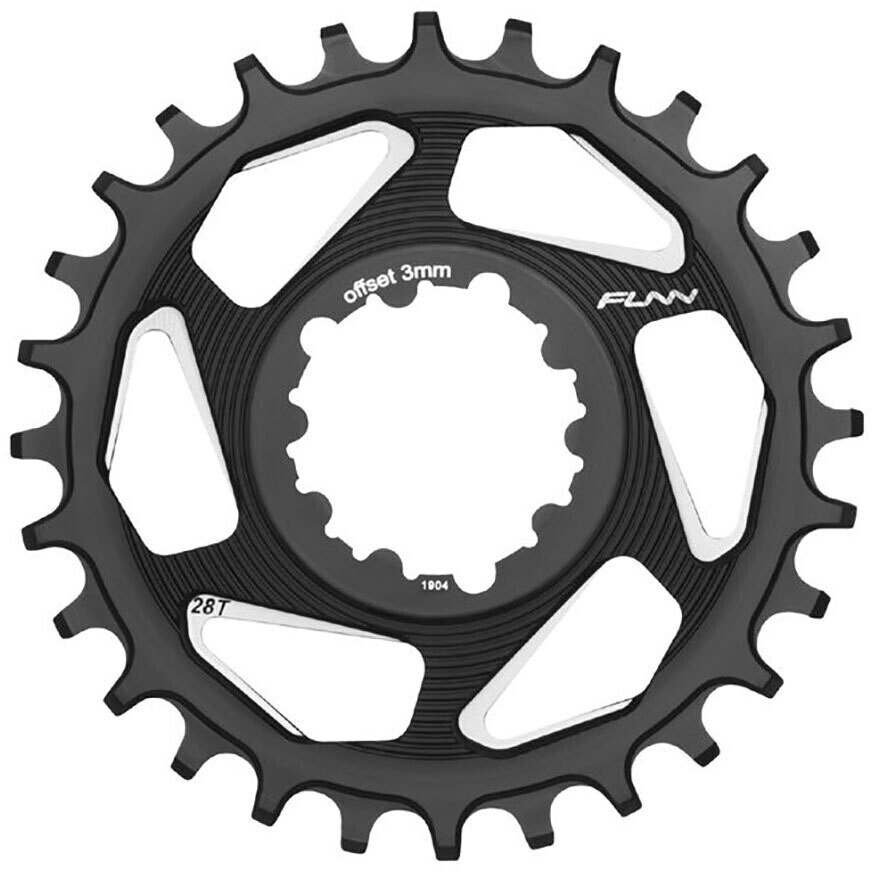 FUNN Solo Dx 6 Direct Mount Chainring silver (34)