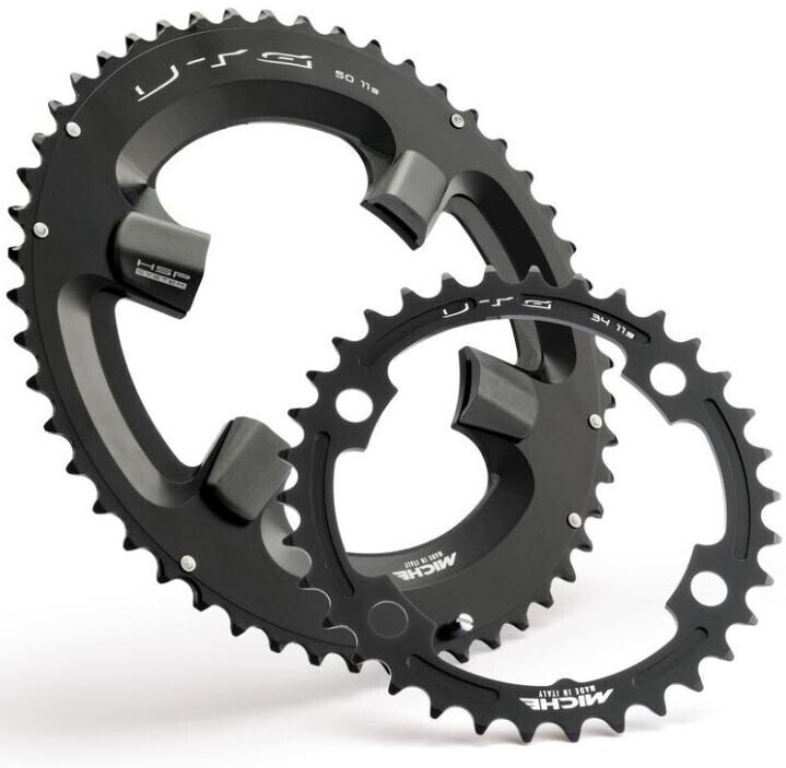 Miche Super11 Utg Exterior 4b Shimano Ultegra 6800 110 Bcd Chainring Black (46)