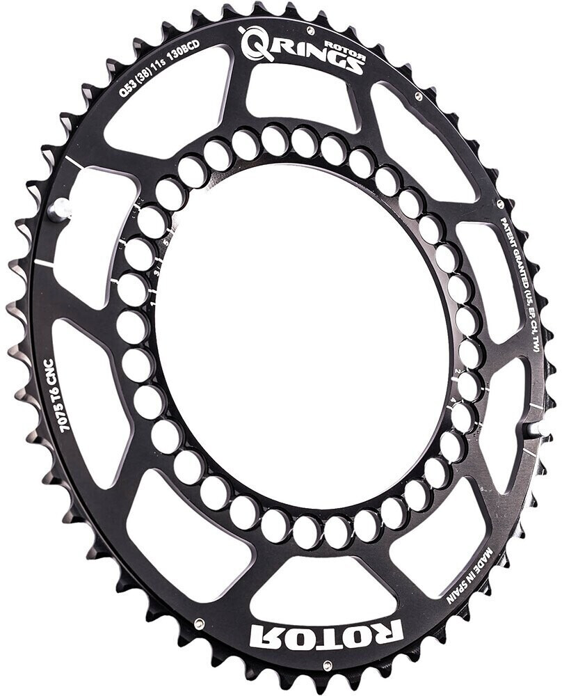 Rotor Q Rings 130 Bcd Inner Chainring Black (39)