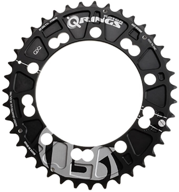 Rotor Qx2 60 Bcd Chainring Black (22)