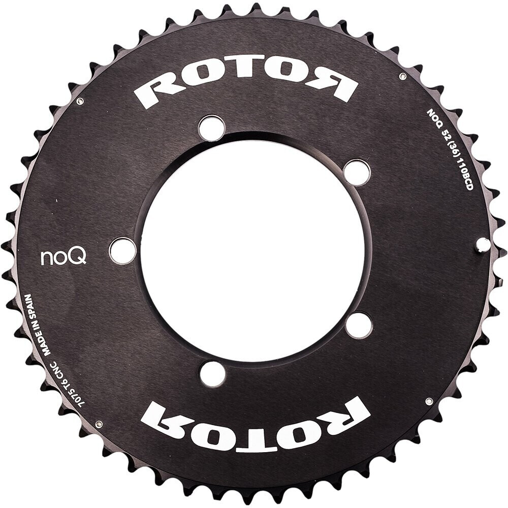 Rotor Noq 110 Bcd Outer Aero Chainring Black (53)