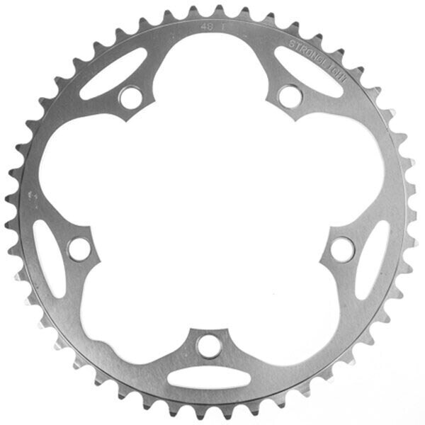 Stronglight Shimano Adaptable 130 Bcd Chainring silver (50)