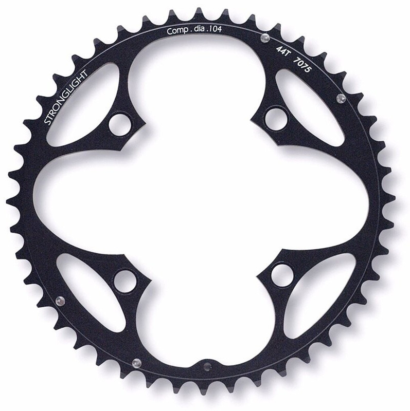 Stronglight Aluminium Xt 104 Bcd Chainring Black (42)